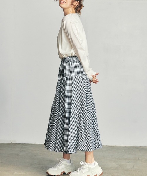 スカート コーデのポイントに ギンガムチェックロング丈スカート Zozotown Paypayモール店 通販 Paypayモール スカート コーデのポイントに ギンガムチェックロング丈スカート Zozotown Paypayモール店 通販 Paypayモール