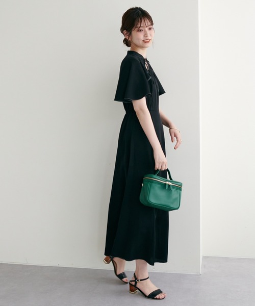 ワンピース(ボレロ付) MERCURYDUO ワンピース チェーンボレロセットニットマーメイド