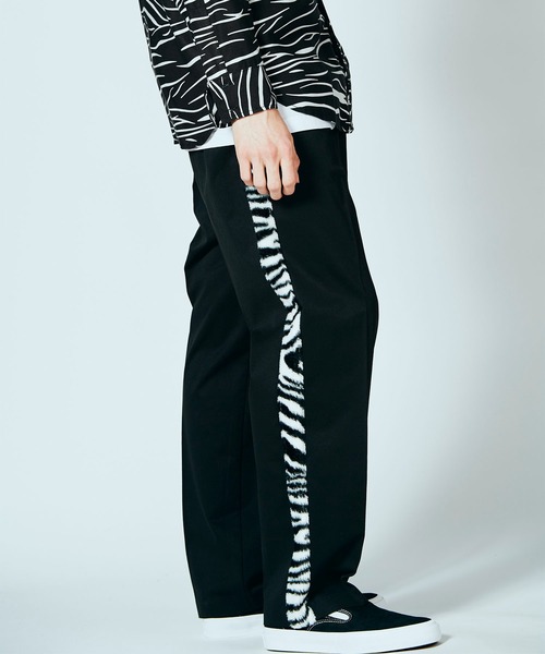ROOP TOKYO ワイドパンツ スラックス SIDE LINE SLACKS サイドライン