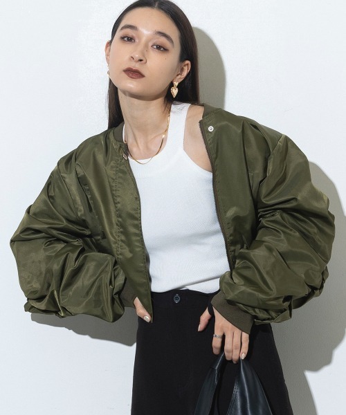 SEN TOKYO ジャケット MA-1 主役級アウター。ショート丈MA-1