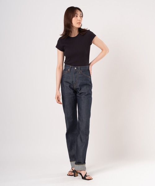LEVI'S レディース 701 ストレートデニム 70's High Slim Straight Women's Jeans - Black | Levi's® US