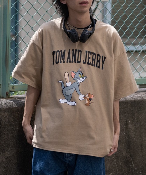 tシャツ 「40I」「Tom ＆ Jerry/トム ジェリー」フロント/バック