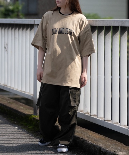 tシャツ 「40I」「Tom ＆ Jerry/トム ジェリー」フロント/バック