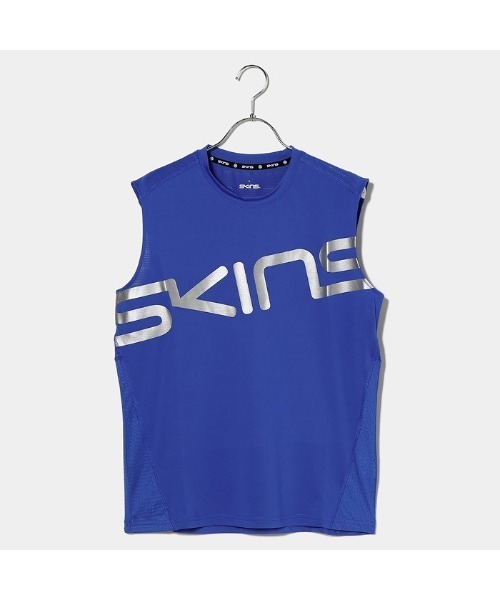 SKINS（スキンズ） ビックロゴノースリーブシャツ メンズ : ZOZOTOWN 