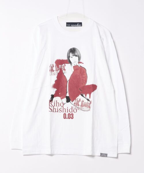 tシャツ 「W」「it」「THE nookie LOVE Riho Shishido」PORTRAIT L/S TEE レディース メンズ tシャツ THE nookie LOVE Riho ShishidoPORTRAIT L/S TEE