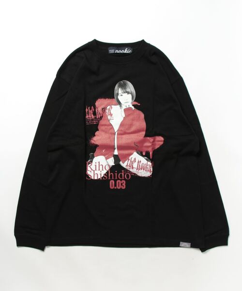 tシャツ 「W」「it」「THE nookie LOVE Riho Shishido」PORTRAIT L/S TEE レディース メンズ tシャツ THE nookie LOVE Riho ShishidoPORTRAIT L/S TEE