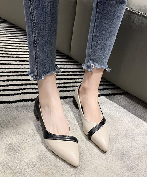 Dewlily パンプス バイカラーパンプス : ZOZOTOWN Yahoo!店 - 通販