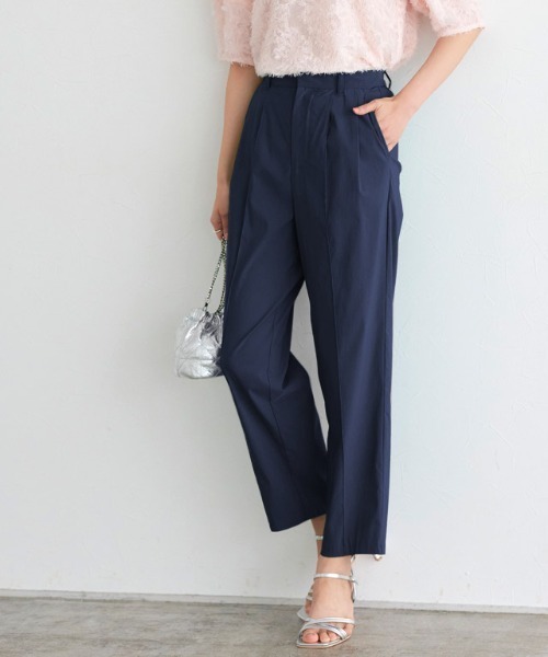新品タグ付☆大人気完売！Figaro paris・ミリオーネテーパードパンツ 楽天市場】≪最終price！≫【返品不可】タックテーパードパンツ