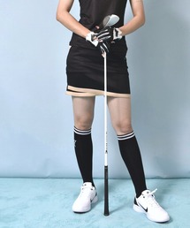 COMONGOLF ゴルフ ラップ風 デザイン ミニスカート レディース