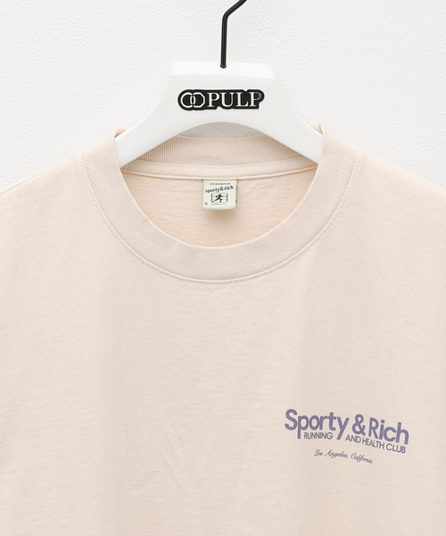 SPORTY&RICH tシャツ Tシャツ 「SPORTY＆RICH / スポーティ