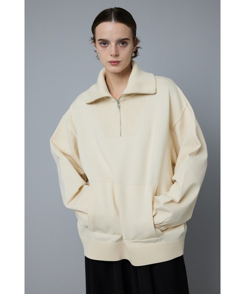 HeRIN.CYE ニット セーター Boy friend half zip tops (ボーイフレンド HeRIN.CYE ニット セーター Boy friend half zip tops (ボーイフレンド
