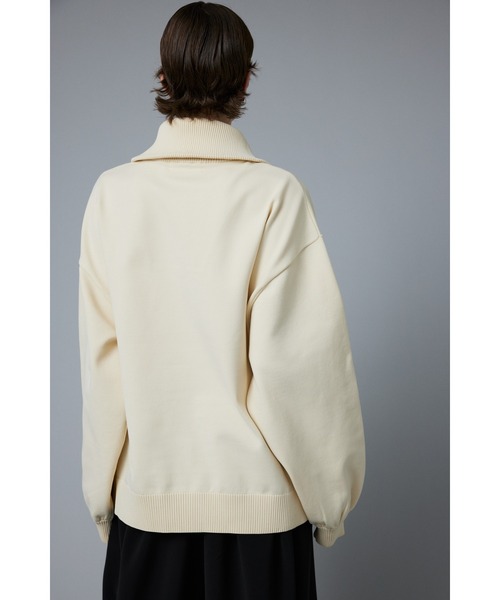 HeRIN.CYE ニット セーター Boy friend half zip tops (ボーイフレンド