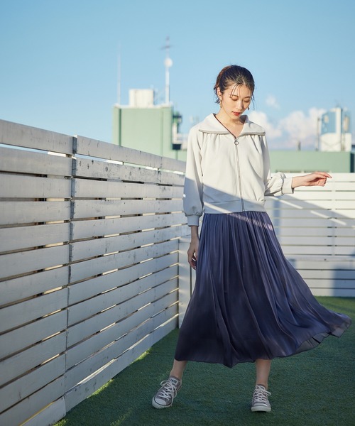 12Twelve Agenda tシャツ ジップアップクロップド丈カットソー