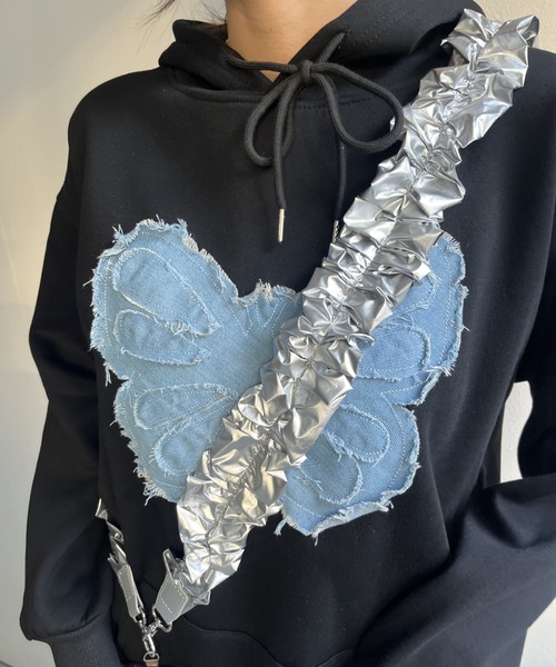 パーカー バタフライドッキング裏起毛フーディ/パーカー/スウェット レディース | LACーVERT | 11