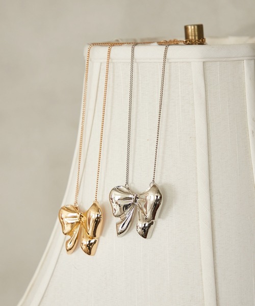 VIS（ビス） ネックレス ビッグリボンネックレス レディース