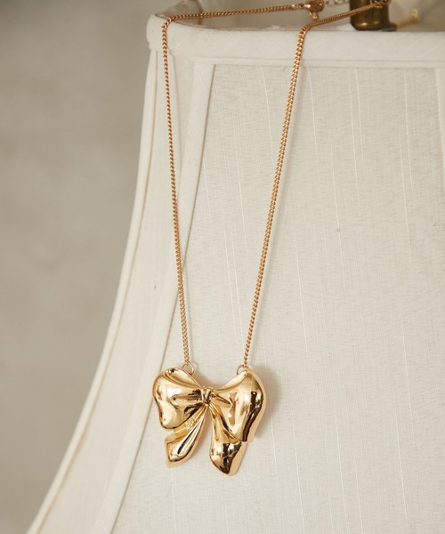 VIS（ビス） ネックレス ビッグリボンネックレス レディース