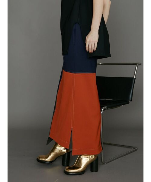 スカート カラーブロックスカート レディース : 81307545 : ZOZOTOWN  
