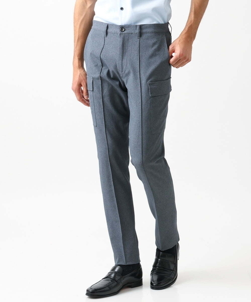 MICHEL KLEIN HOMME カーゴパンツ メッシュスラックスカーゴ