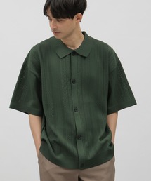 セーター ニット 透かし編みニットシャツ / 109231 メンズ｜ZOZOTOWN Yahoo!店