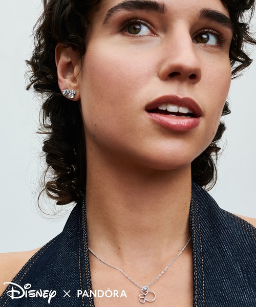 PANDORA（パンドラ） ネックレス ディズニー ミニーマウス シルエット