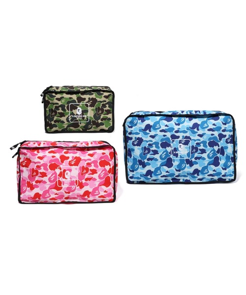 A BATHING APE（アベイシングエイプ） ポーチ ABC CAMO TRAVEL POUCH