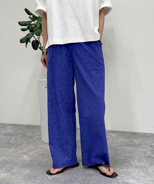 fredy emue チノタックパンツ 黒 38号 チノタックパンツ（4-0021-3-29-011）｜fredy emue(フレディ
