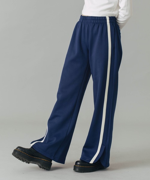 X-girl（エックスガール） パンツ TRACK JERSEY PANTS レディース