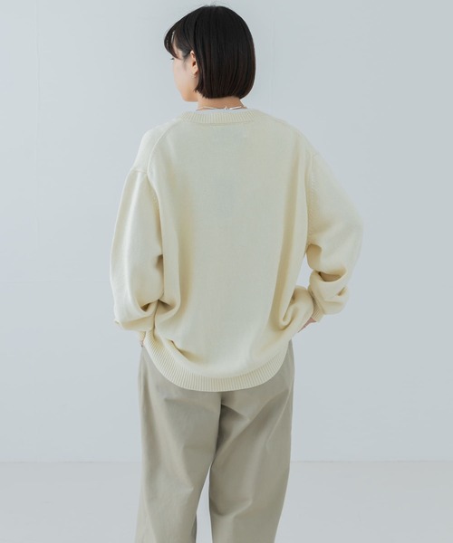 【22SS】URU TOKYO CREW NECK KNIT CARDIGAN 22SS】URU TOKYO CREW NECK KNIT CARDIGAN