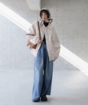 ブルゾン アウター サンドヴィンテージレザーブ...の詳細画像2
