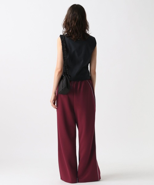 * 美品 未使用!! la.f… ツイードジャージパンツ * FOREVER21 パンツ 「2024FW」ラインワイドジャージパンツ