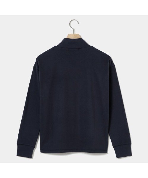 ロサーセン◇マイクロフリース モックネックシャツ ネイビー50