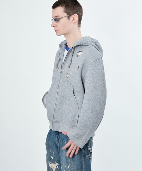 トップス M TO R BIG EYELET STUCK HOODIE 38 ADAM ET ROPE'｜BIG EYELET STUCK HOODIE | Rakuten Fashion