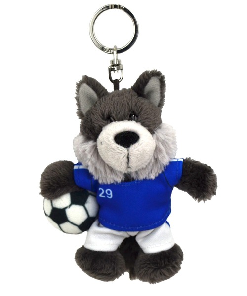 nici（ニキ） おもちゃ NICI/キーホルダー オオカミ/サッカー 10cm