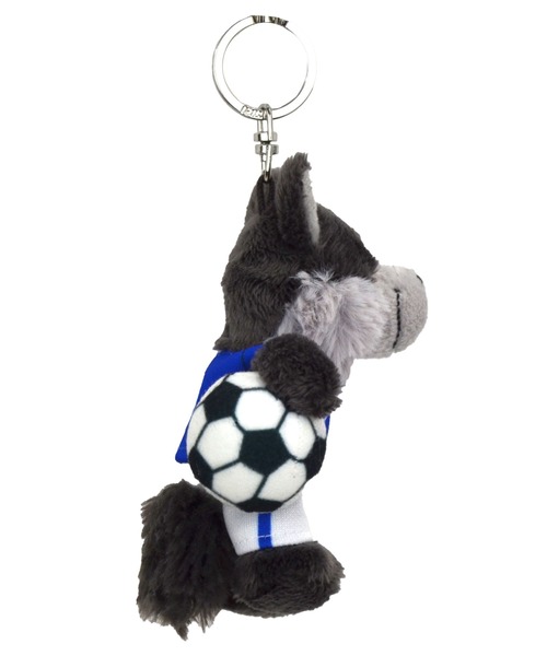 NICI オオカミ ぬいぐるみ nici（ニキ） おもちゃ NICI/キーホルダー オオカミ/サッカー 10cm