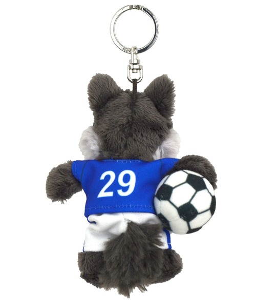nici（ニキ） おもちゃ NICI/キーホルダー オオカミ/サッカー 10cm