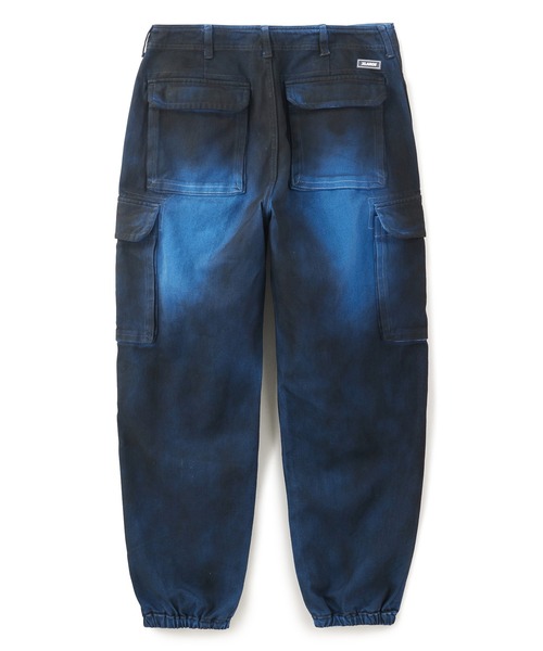 XLARGE カーゴパンツ SPRAY PRINTED CARGO PANTS メンズ