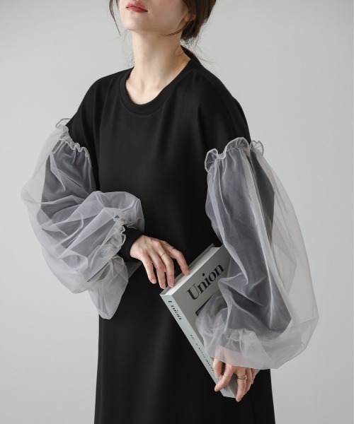 CHICWISH★フロッキーチュールドッキングワンピース☆ CHICWISH☆フロッキーチュールドッキングワンピース☆ (Chicwish