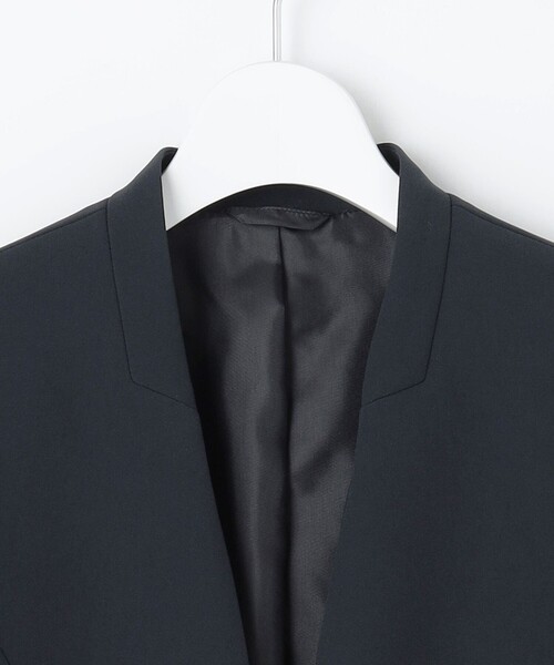 J.PRESS タグ付き未使用品　ノーカラージャケット　ネイビー J.PRESS（J.プレス） ジャケット ノーカラージャケット T/Rアルガン