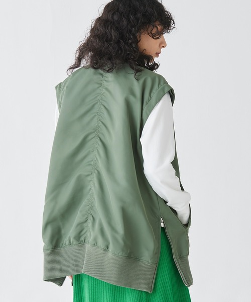 LACOSTE ma1 ma-1 2WAY デタッチャブルスリーブボンバー