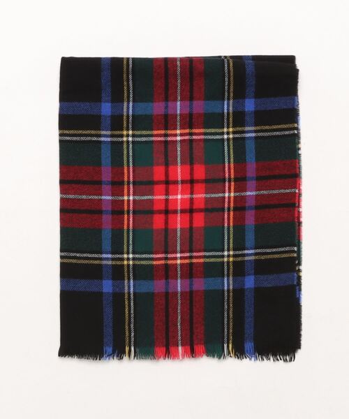 Johnstons of Elgin マフラー ストール 「Johnstons」Woven Grid