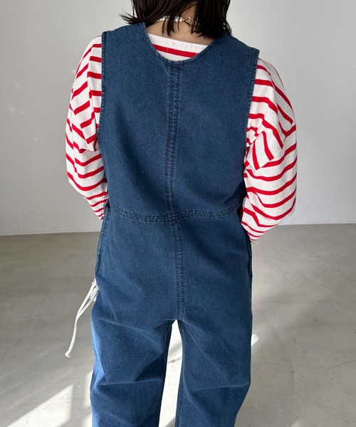 bow.a ボウエー デニムサロペット DENIM SALOPETTE | bow.a