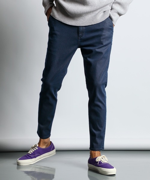 『ちんぱんページ』 チノパン FREE FIT SUPER STRETCH ”ISKO” COATING DENIM TROUSERS