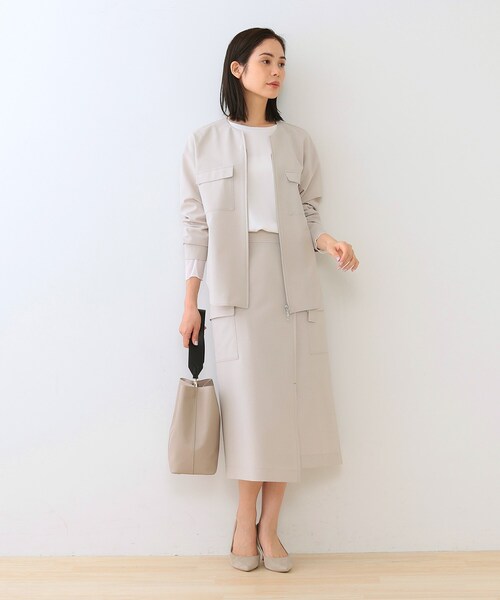 新品☆ビクトリノックス　ドレスシャツ＆ブルゾン買得ＳＥＴ　Ｓ(12) ノンアイロン スーピマコットンストレッチ ドビー ドレスシャツ