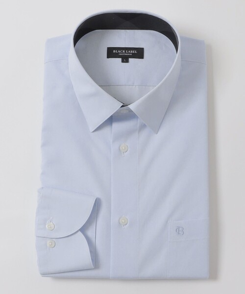 BLACK LABEL CRESTBRIDGE シャツ ソリッドレギュラーカラー
