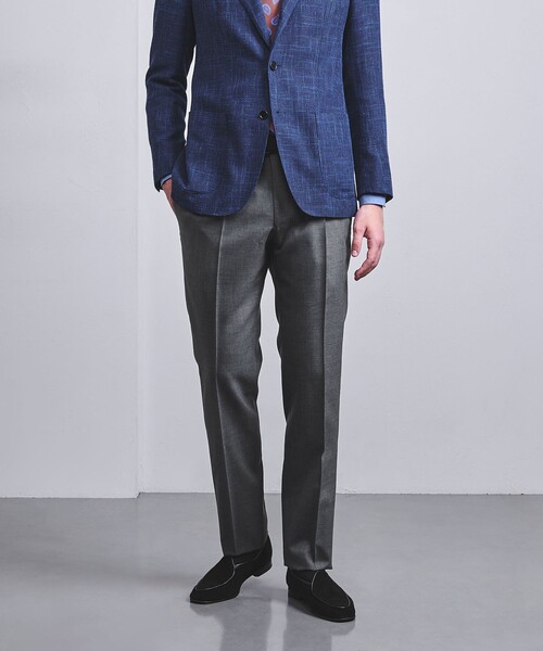 UNITED ARROWS スラックス トロピカル テーパード 1プリーツ