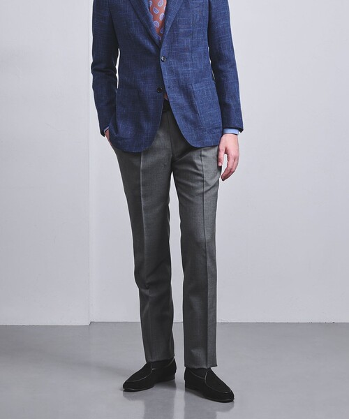 UNITED ARROWS スラックス トロピカル テーパード 1プリーツ