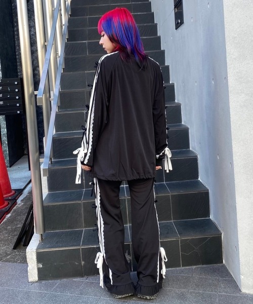【限定品】コラボ　ユニセックス　Candy stripper パンツ 限定品】コラボ ユニセックス Candy stripper パンツ