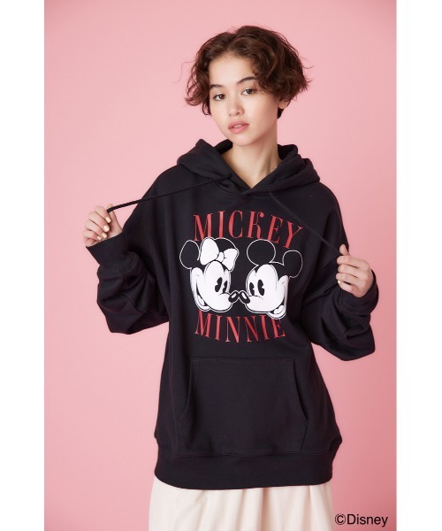 23区ゴルフ　ディズニー　コラボ ミニー　パーカー　レディースM Disney（ディズニー）の「【Disney/ディズニー/ミニーマウス】裏