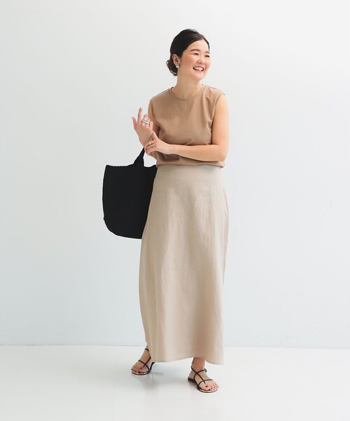 タンクトップ ノースリーブ ATON　CATCH WASHER COTTON TANK レディース CATCH WASHER COTTON | TANK TOP PULLOVER – ATON | エイトン