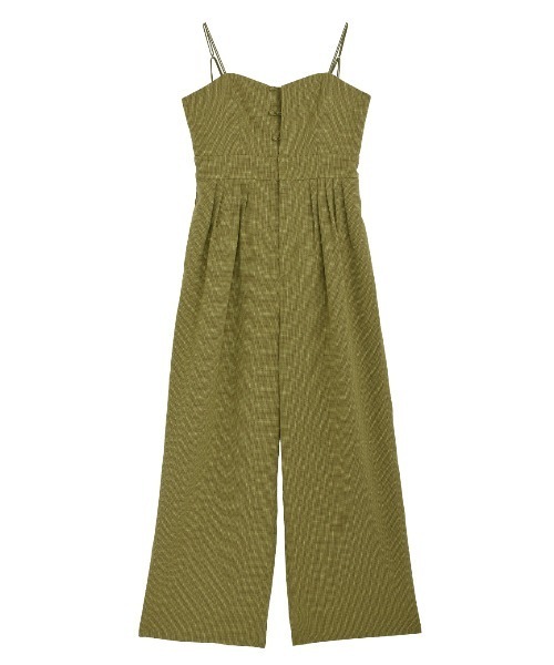 Ameri（アメリ） サロペット オーバーオール LAME TWEED BUSTIER